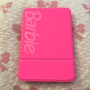 Barbie hot pink light up desk mirror for makeup